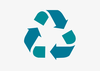100% recyklovatelné materiály