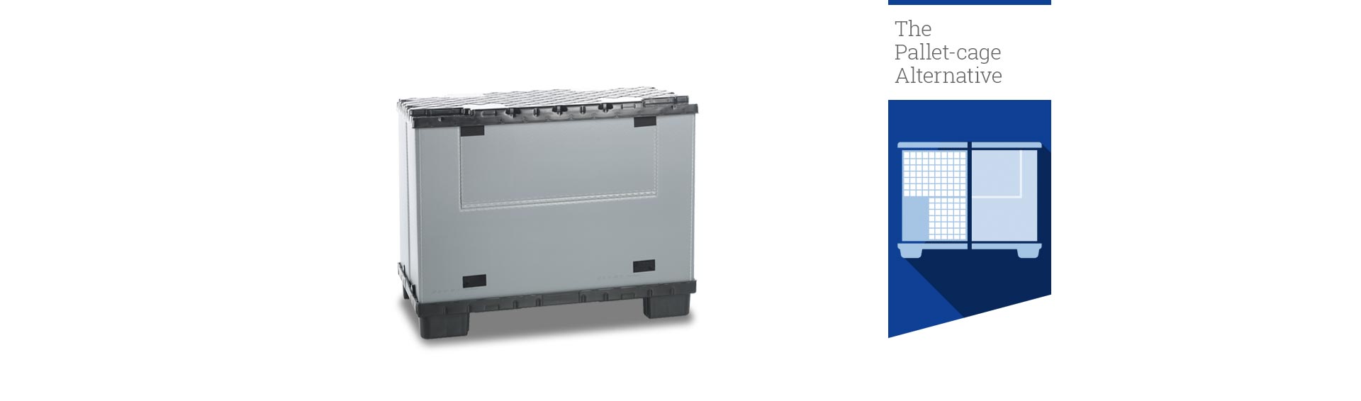 Foldable large load carriers MegaPack F-GIBOX Standard