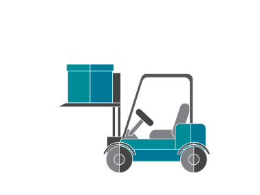 Łatwość transportu przy użyciu wózka widłowego