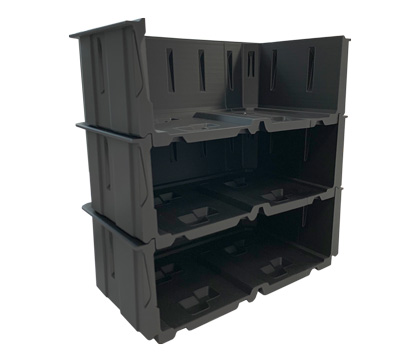 3D container section sample